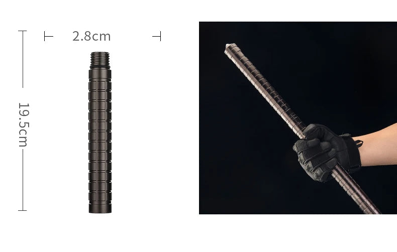 Hiking Stick Outdoor Camping DIY Self Defense Stick Handle Tool Accessory Shovel Extra Handles Axe Extended Tool