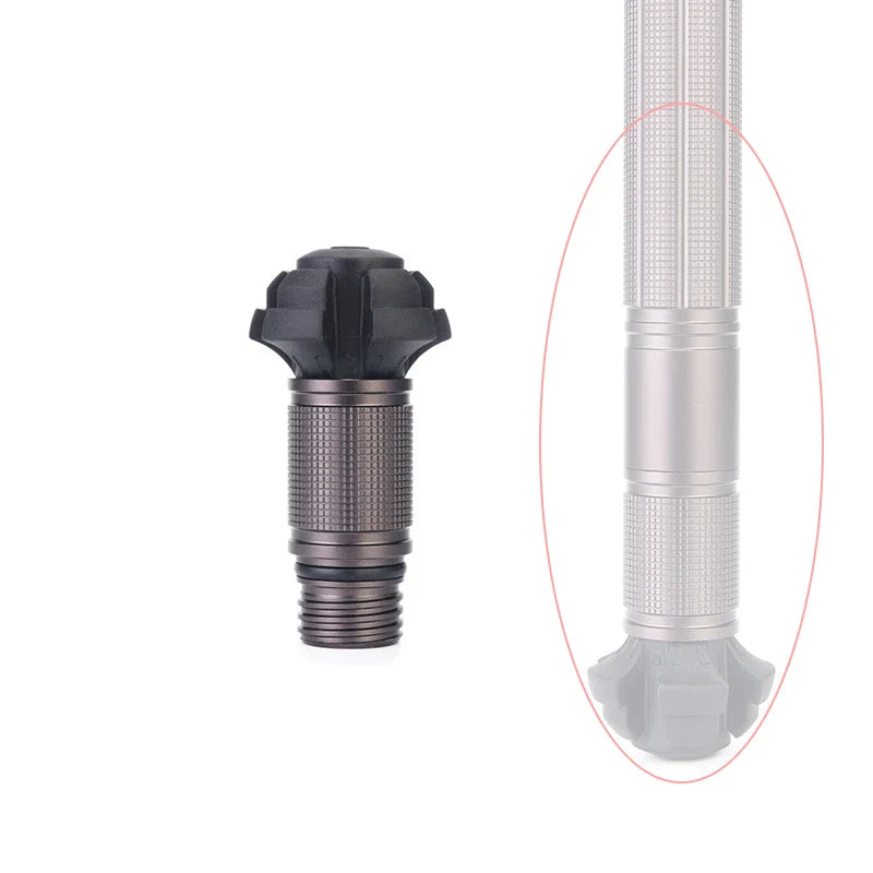 Hiking Stick Outdoor Camping DIY Self Defense Stick Handle Tool Accessory Shovel Extra Handles Axe Extended Tool