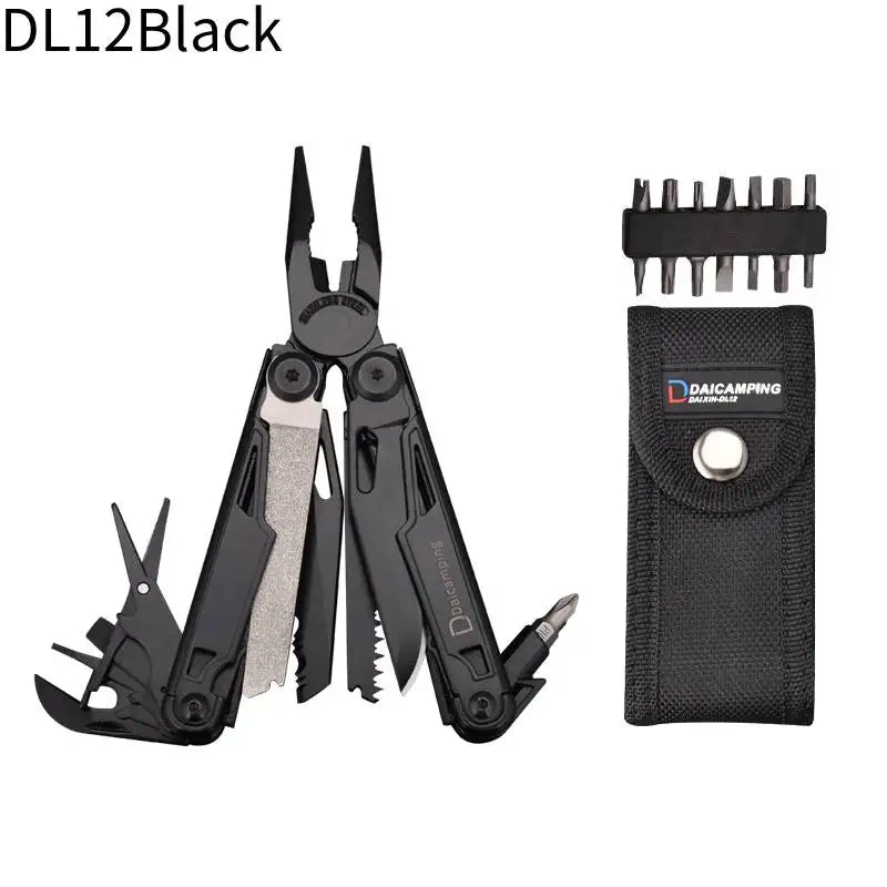 Daicamping DL12 DL13 DL1 Multifunctional Camping Tools Kit EDC Multitools Scissors Saw Multi Pliers Hand Tools Sets
