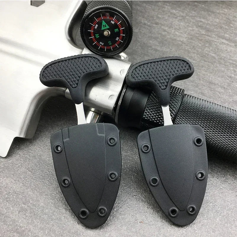 1PC Multifunctional Necklace Camping Tool - Portable Outdoor Survival Gear, Hanging Necklace Multi-tool for Hiking, Trave