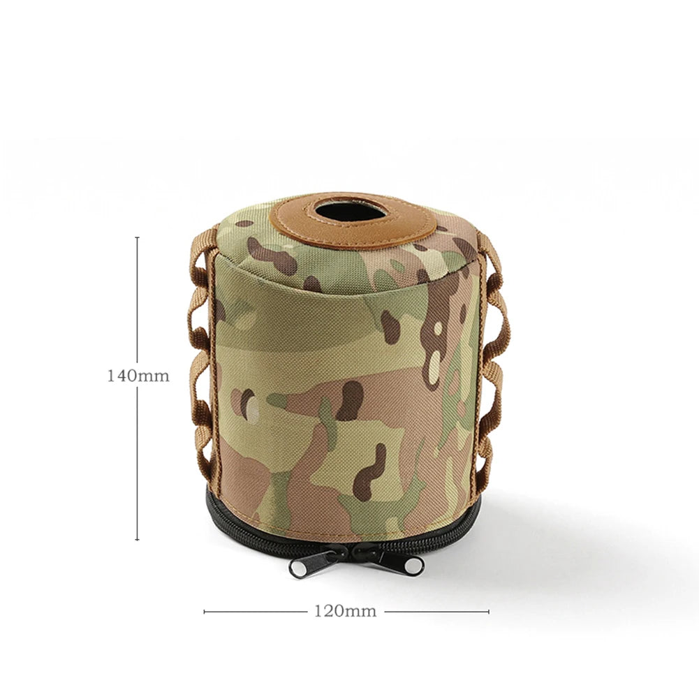 Camping Gas Can Protective Cover Gas Tank Canister Cylinder Case Outdoor Tissue Box Air Bottle Wrap Sleeve Camping Accessories