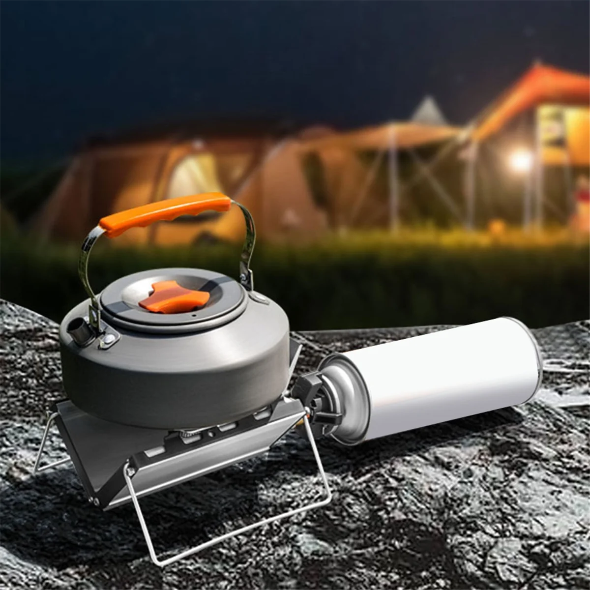 Supernew  Camping Stove Outdoor Portable Windproof High-Power Cassette Gas Stove Picnic Accessories