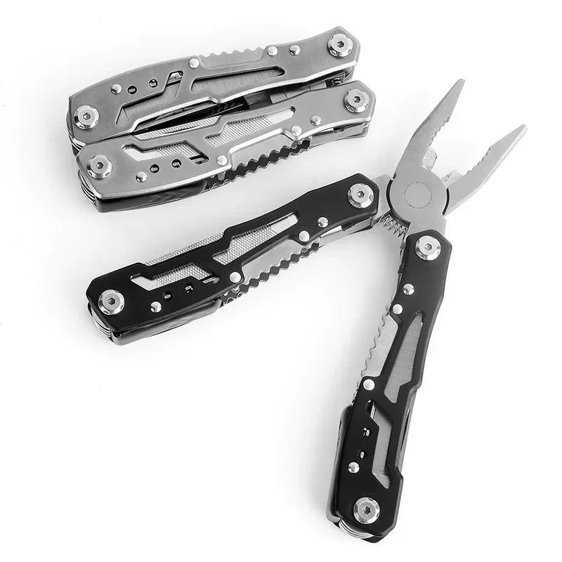 Outdoor Folding Multipurpose Tools Camping Portable Stainless Steel EDC Emergency Survival Knife Clamp Hiking Equipment