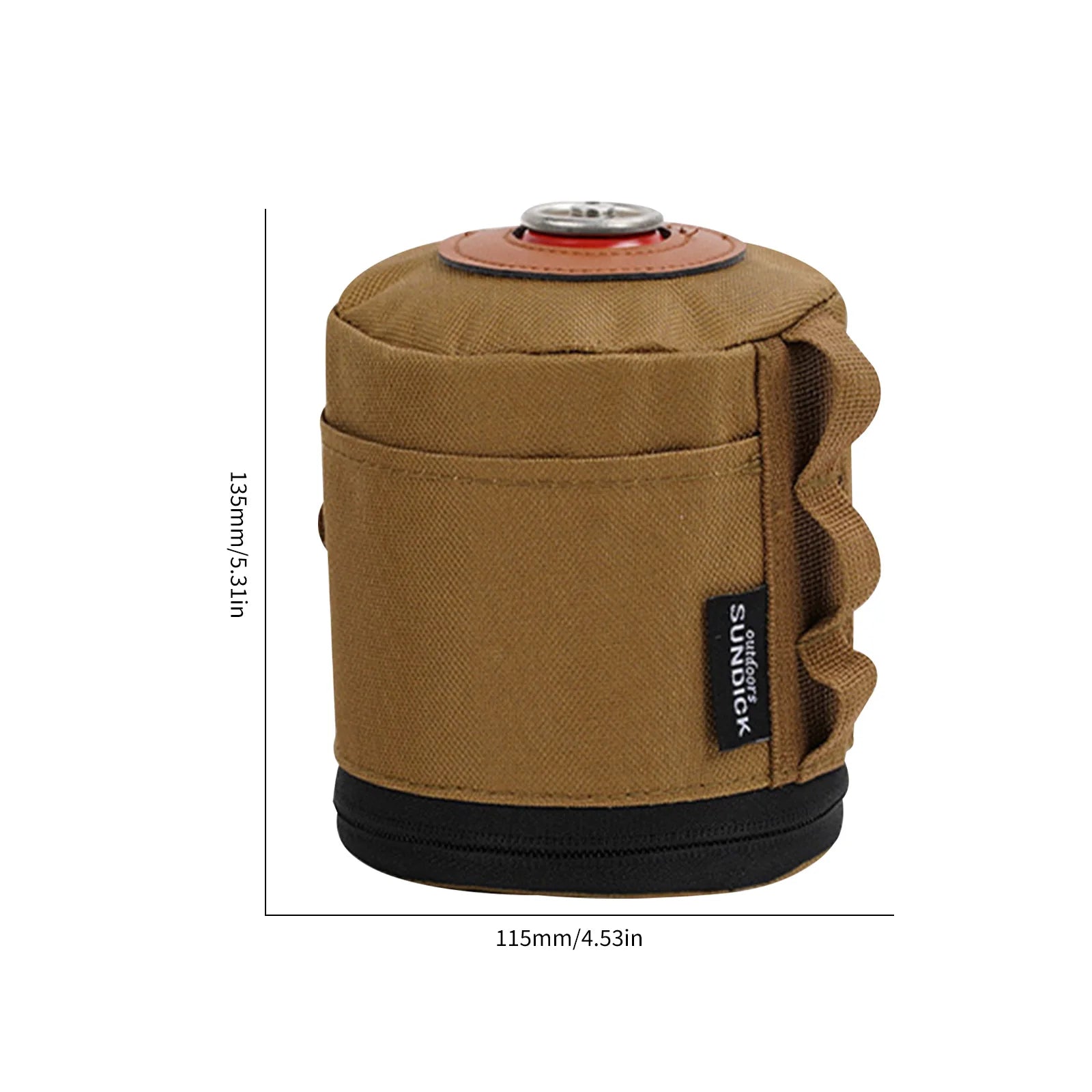 Camping Gas Can Protective Cover Gas Tank Canister Cylinder Case Outdoor Tissue Box Air Bottle Wrap Sleeve Camping Accessories