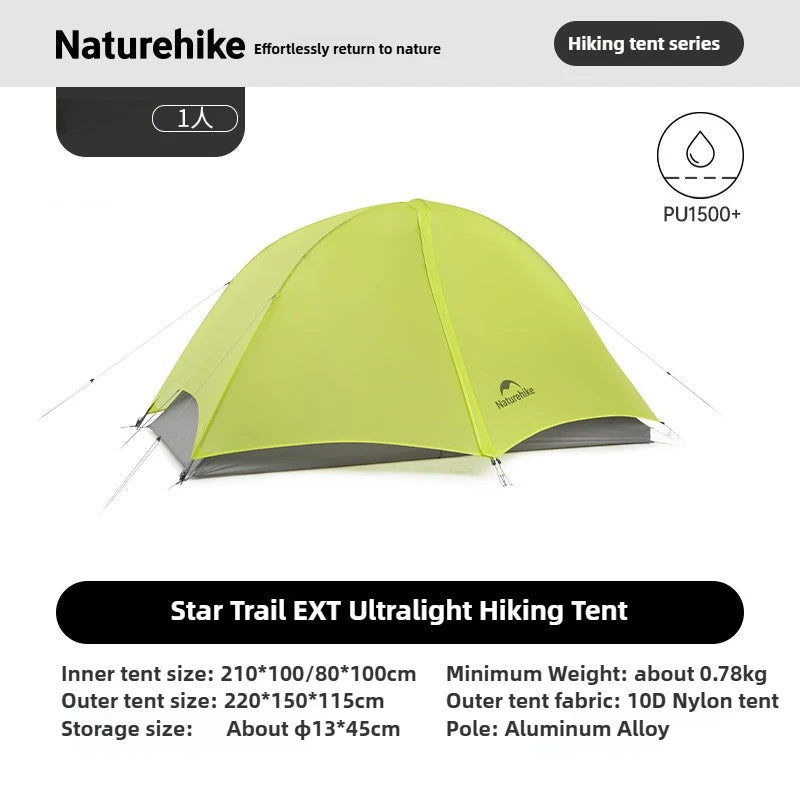 Naturehike Star Trail EXT Hiking Tent Outdoor Camping Overnight Rainstorm Protection Wild Camping Tent