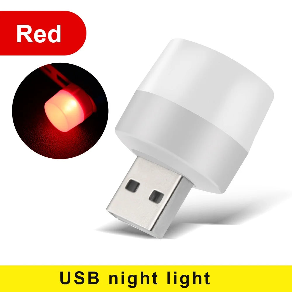 USB Light 5V 1W Usb LED Lamp Eye Protection Reading Light Computer Reading Lamp Mobile Power Charging Book Lamps Night Light