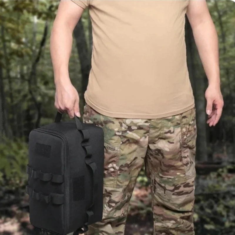 Camping picnic bag - outdoor storage bag - foldable multi-purpose tactical carry bag - picnic bag - large capacity shoulder bag