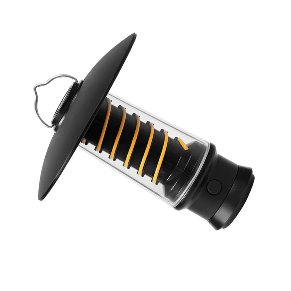 LED Camping Lamp Portable Dimmable Waterproof Tent Lantern Lamp Type-C Charging Emergency Light Outdoor Novelty Camping Supplies