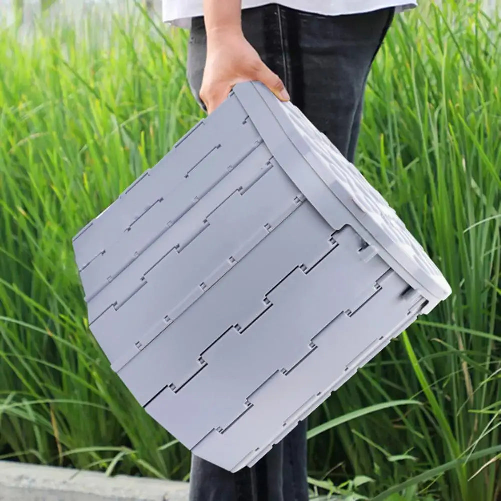 Camping Folding Toilet with Lid Great Load Bearing Travel Toilet Wide Seat Adult Car Potty with Storage Bag And Trash Bags