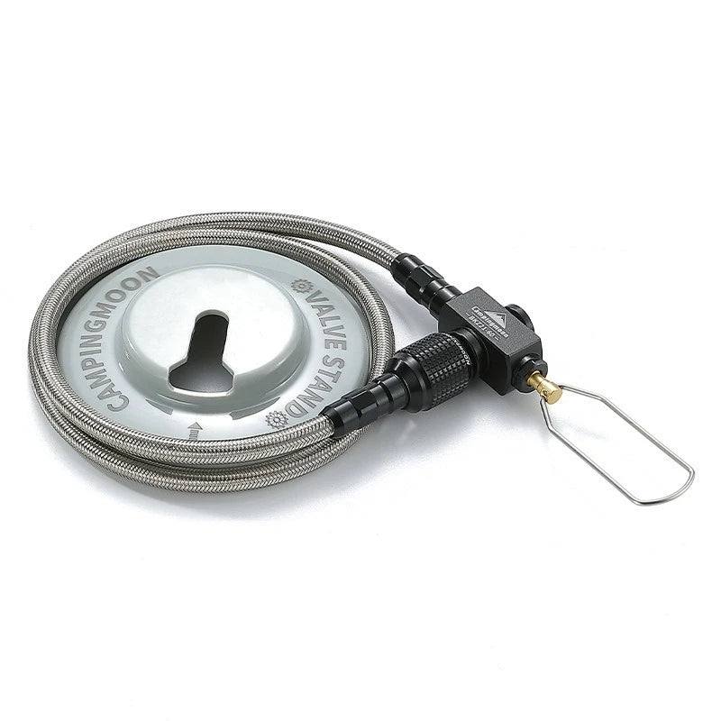 CAMPINGMOON Camping can be done with Inverted High-altitude Flat Gas Cylinders,Stoves,Extension Pipes with Valves, and Gas Pipes