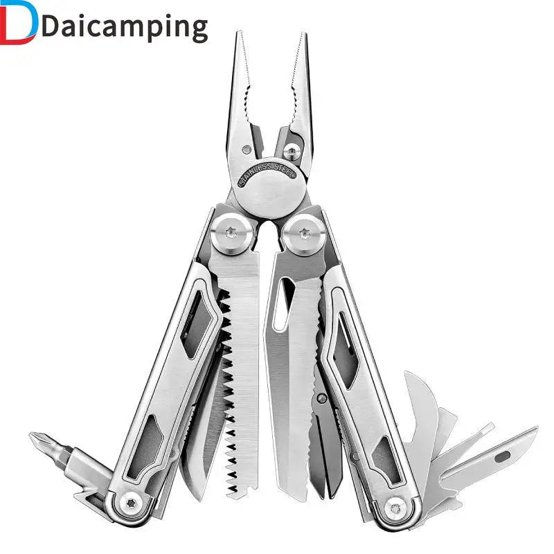 Daicamping DL12 DL13 DL1 Multifunctional Camping Tools Kit EDC Multitools Scissors Saw Multi Pliers Hand Tools Sets