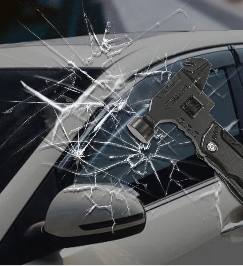 New Multifunctional Wrench Hammer Knife Pliers Outdoor Camping Survival Tool Labor Saving Tool Stainless Steel Multi-tool Knife