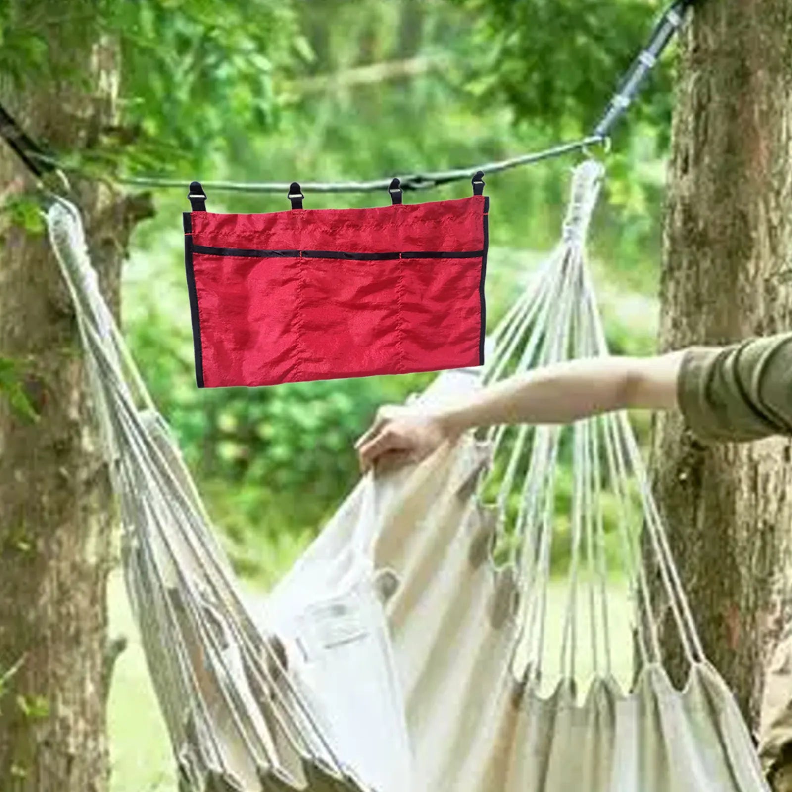 Camping Storage Bag Equipment Organizer ,Hammock Debris Bag for Camping Outdoor Sport Climbing Traveling Lightweight Portable