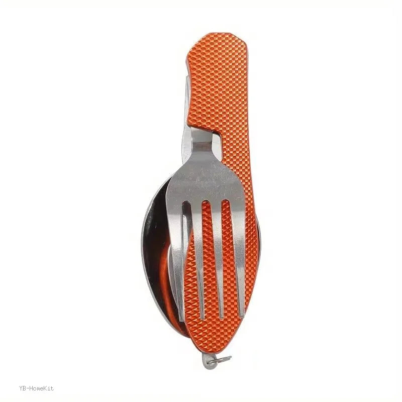 Multifunctional Camping Knife，Spork，Remove Folding Knife，Fork and spoon，Convenient Outdoor Tableware，Suitable for Camping