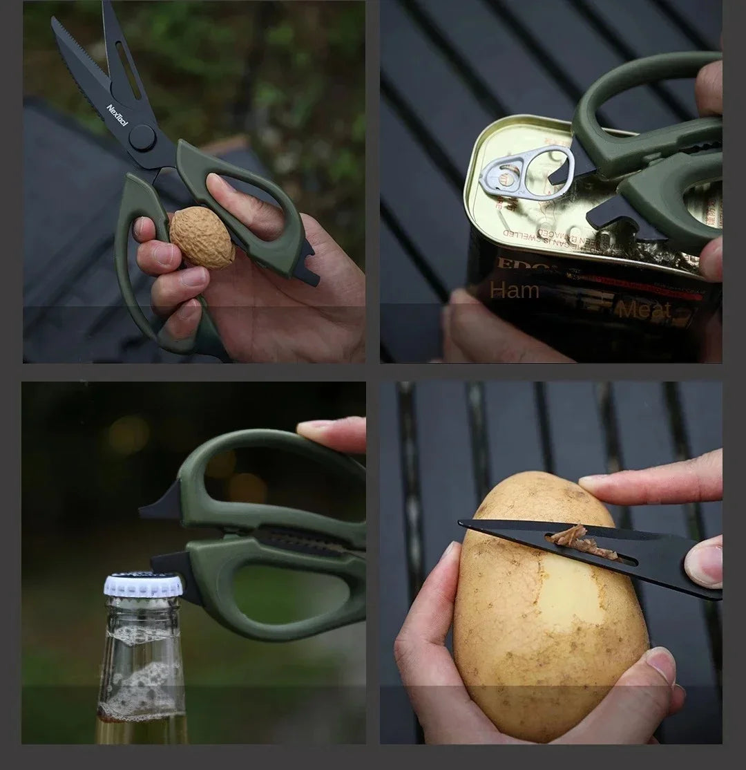 Nextool  Camping Barbecue Tools Set Picnic Knife Chopping Board Multifunctional Scissors Portable Desk BBQ Carrying Case