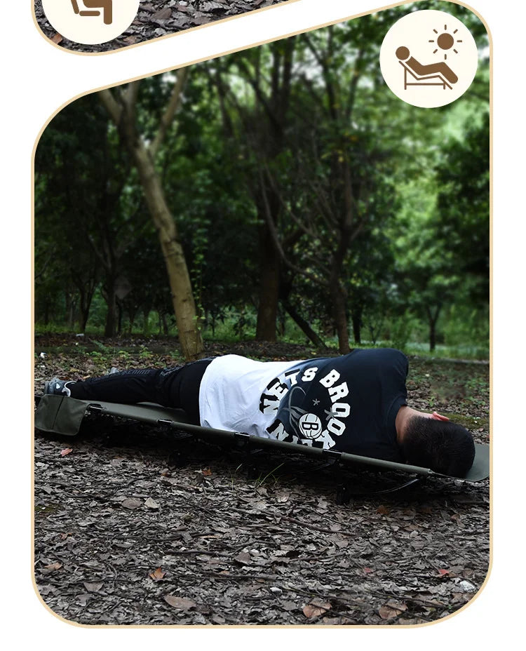 WANDERING TIME Camping bed, portable folding bed, camping travel backpack, hiking sleep bed, outdoor ultra-light small tent bed