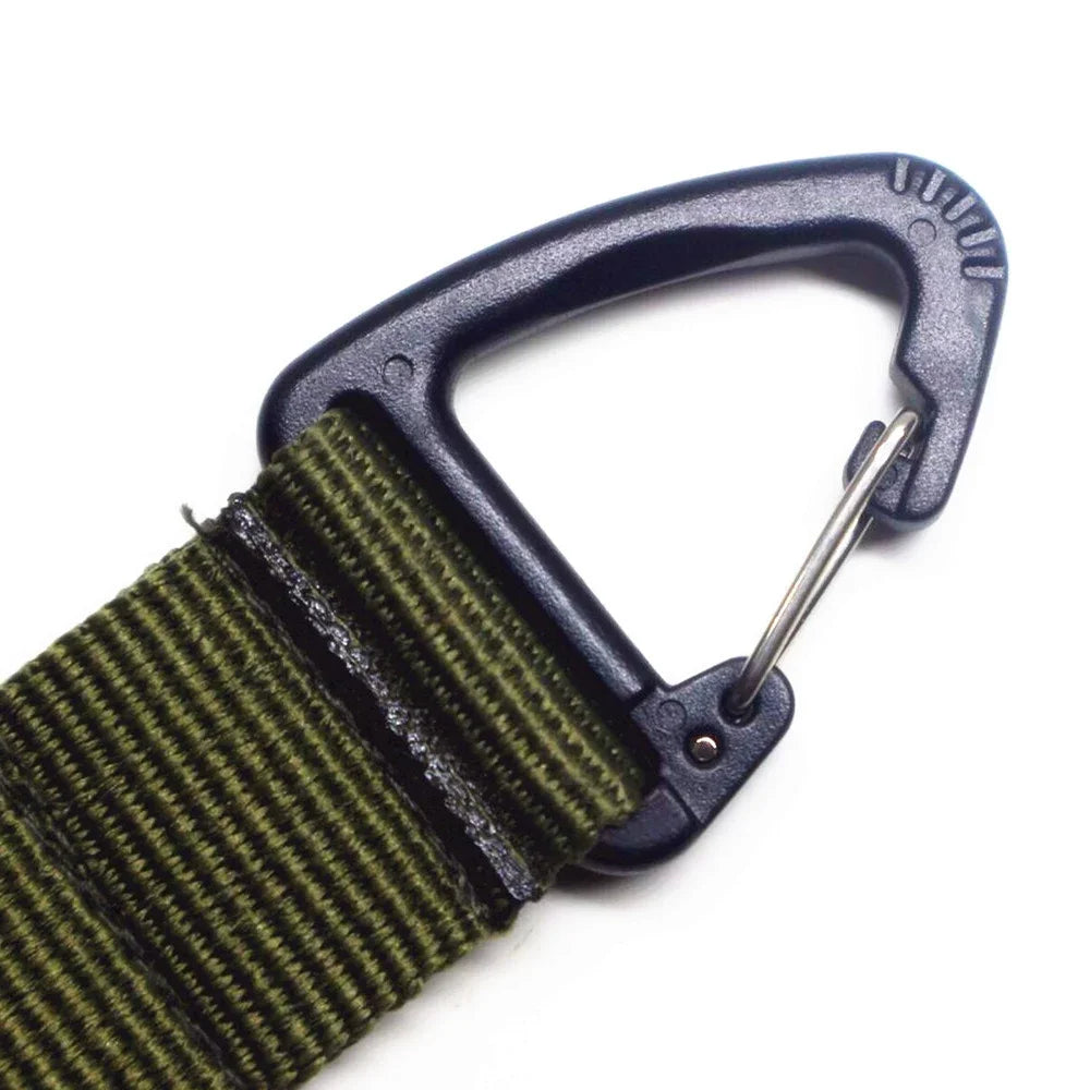 Outdoor Tools Camping Carabiner Hook Hiking Webbing Buckle Belt Clip Hanging Keychain Climbing Survival Equipment 1pcs