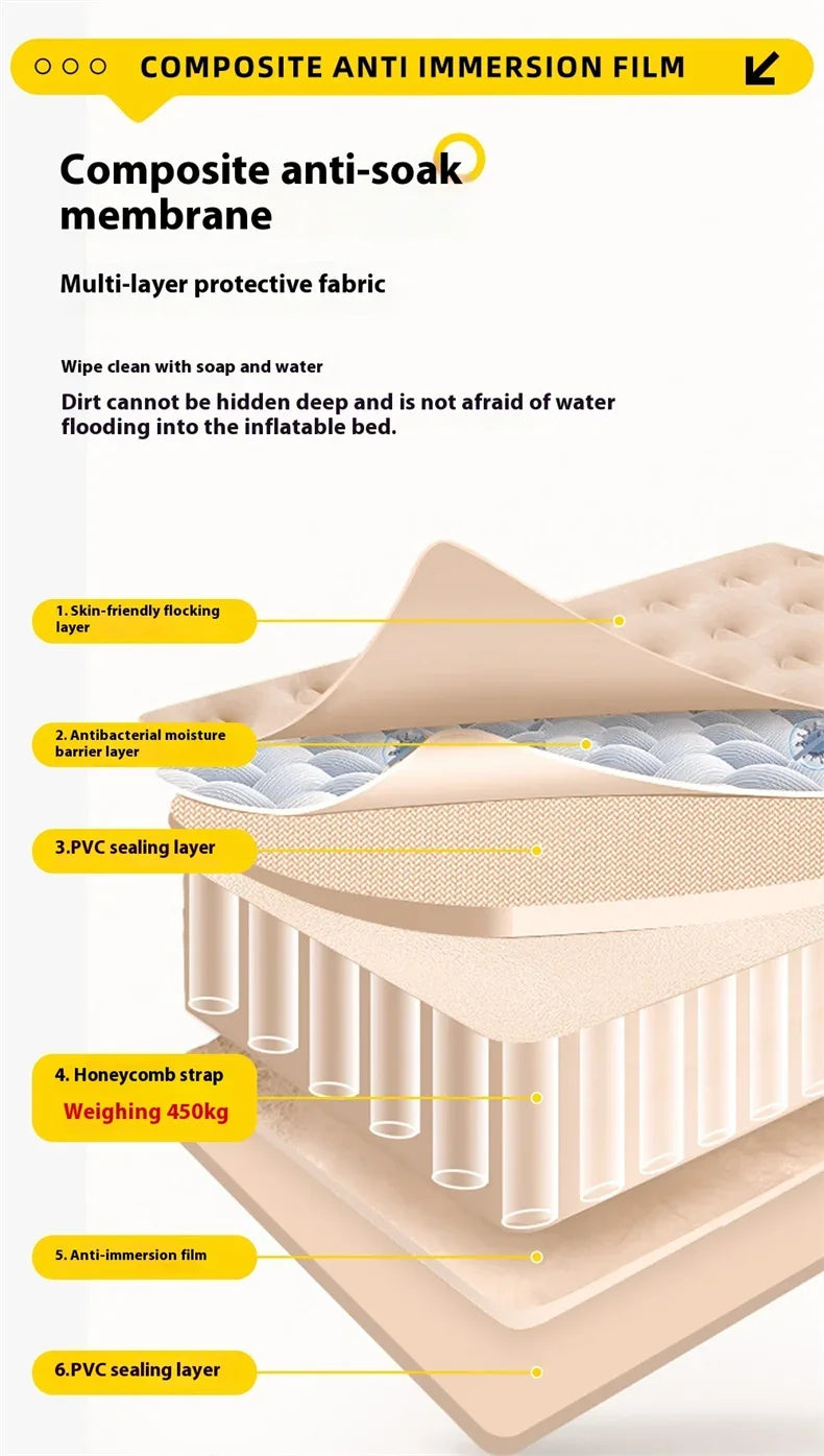 Lohascamping Large Camping Air Tent for 4-5 people Air shelter Dome tent Family Hiking  inflatable One-touch tent Outdoor Tent