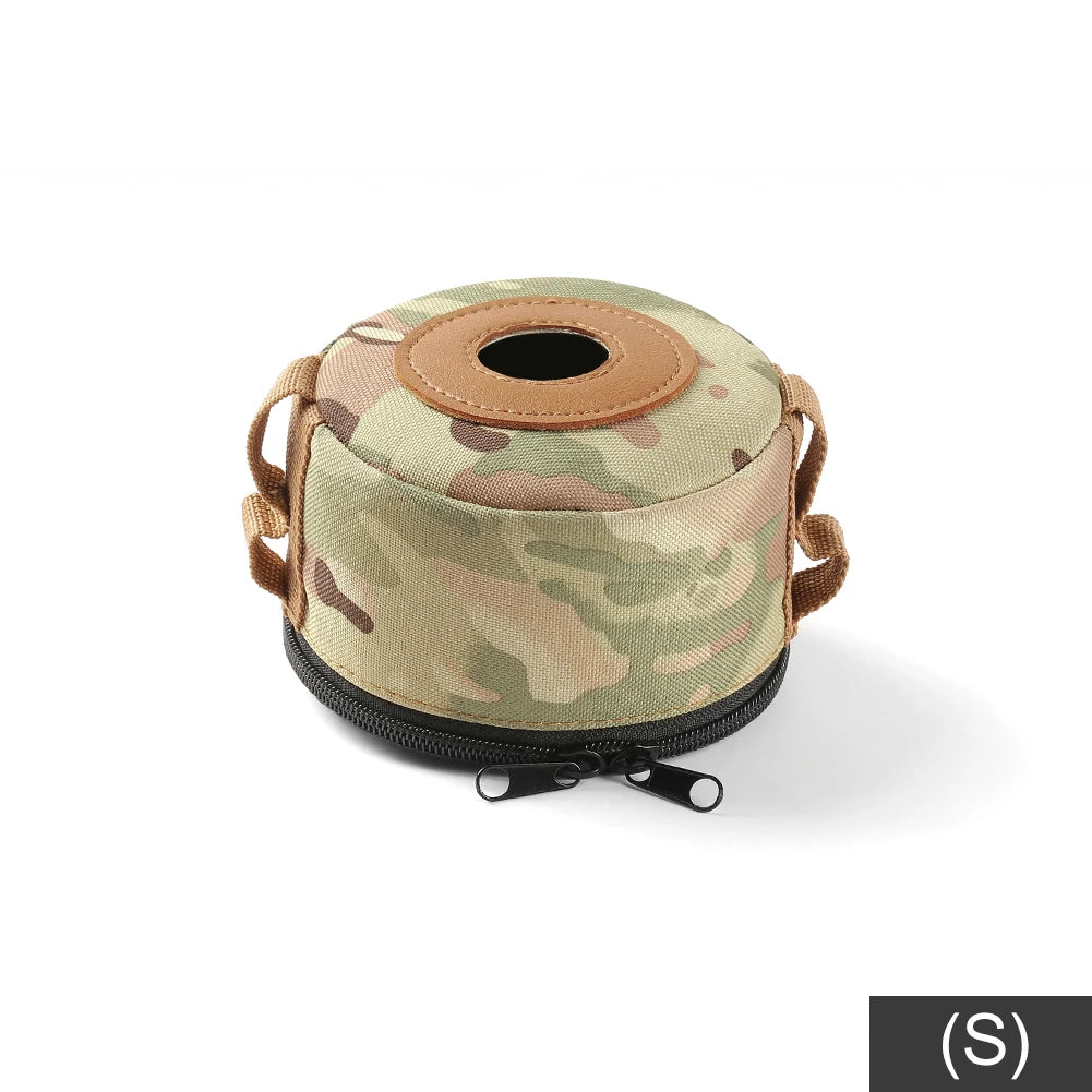 Camping Gas Can Protective Cover Gas Tank Canister Cylinder Case Outdoor Tissue Box Air Bottle Wrap Sleeve Camping Accessories