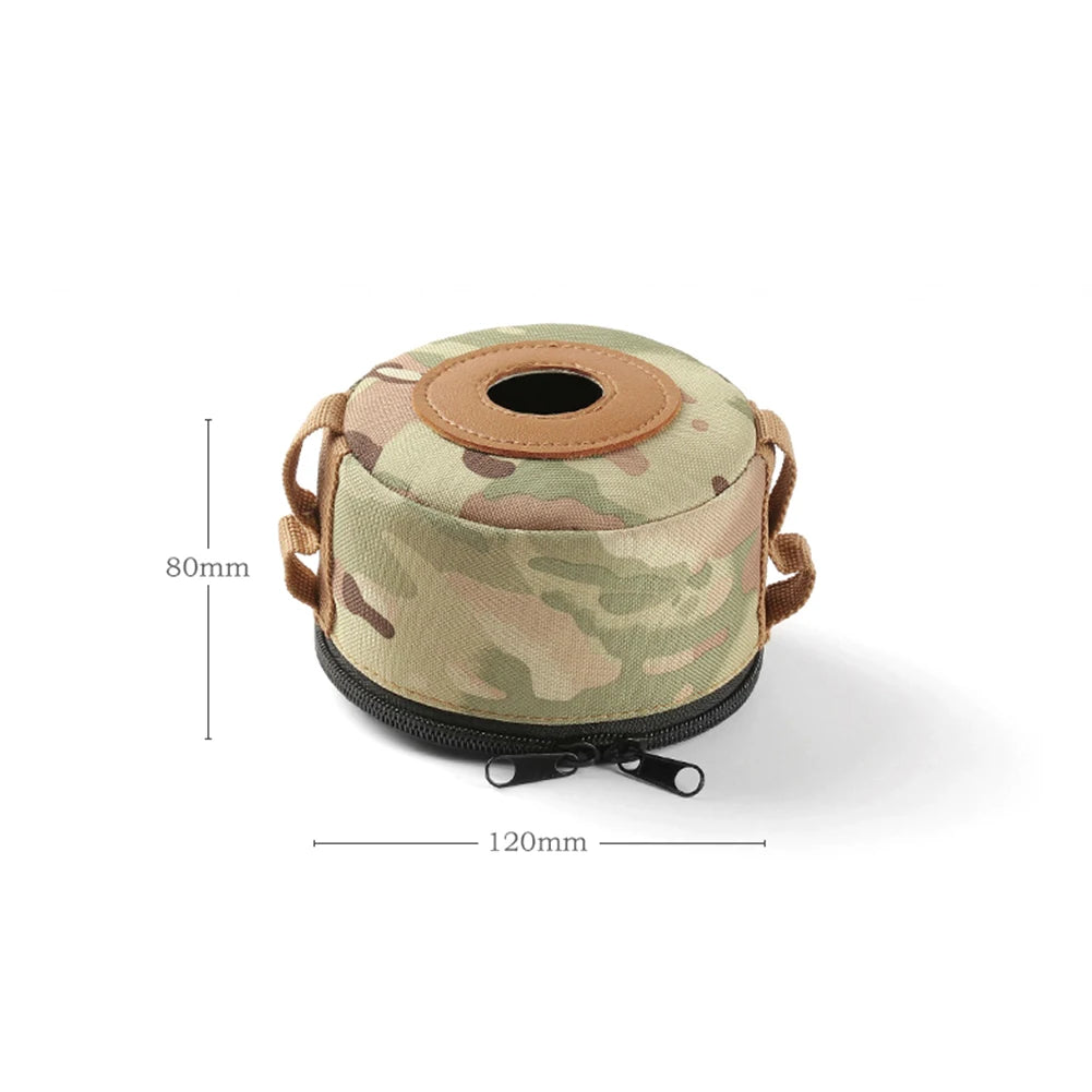 Camping Gas Can Protective Cover Gas Tank Canister Cylinder Case Outdoor Tissue Box Air Bottle Wrap Sleeve Camping Accessories