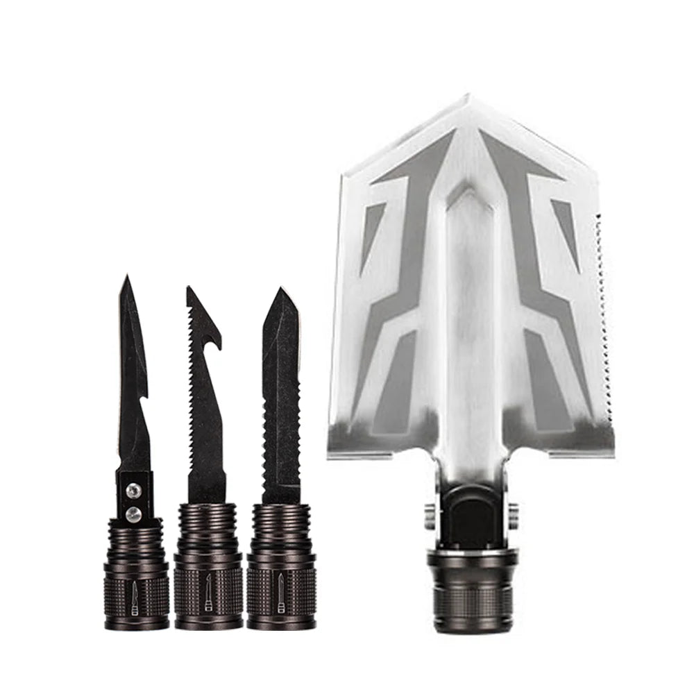 Hiking Stick Outdoor Camping DIY Self Defense Stick Handle Tool Accessory Shovel Extra Handles Axe Extended Tool