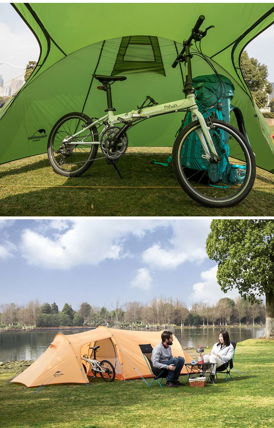 Naturehike Camping 3 Person Tent Waterproof Outdoor Ultralight Tents Glamping Backpacking 4 Season 2 Person Tent Hike Beach Tent