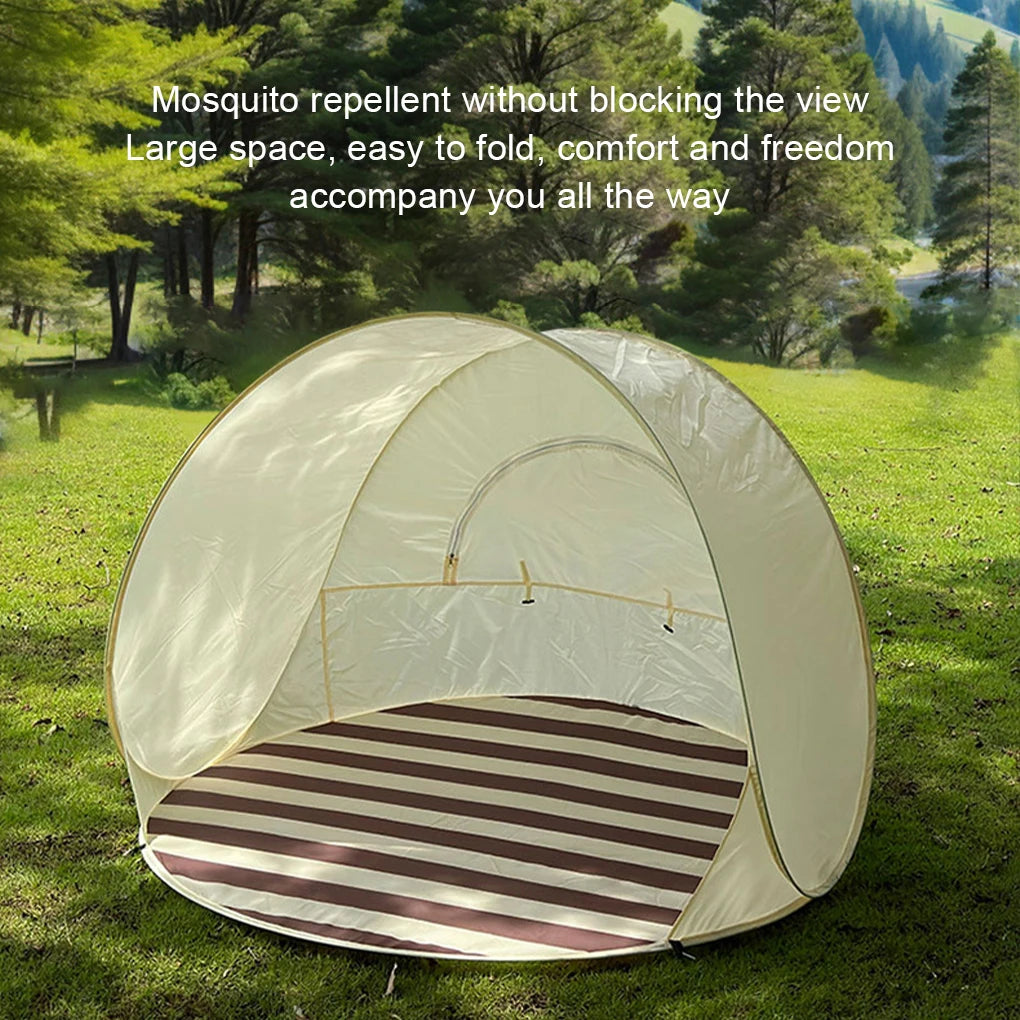 Outdoor Portable Camping One Click Open Tent Large Space Sunshade Beach Sun Shelter Tent Garden Beach Tent Baby Tent Outdoor
