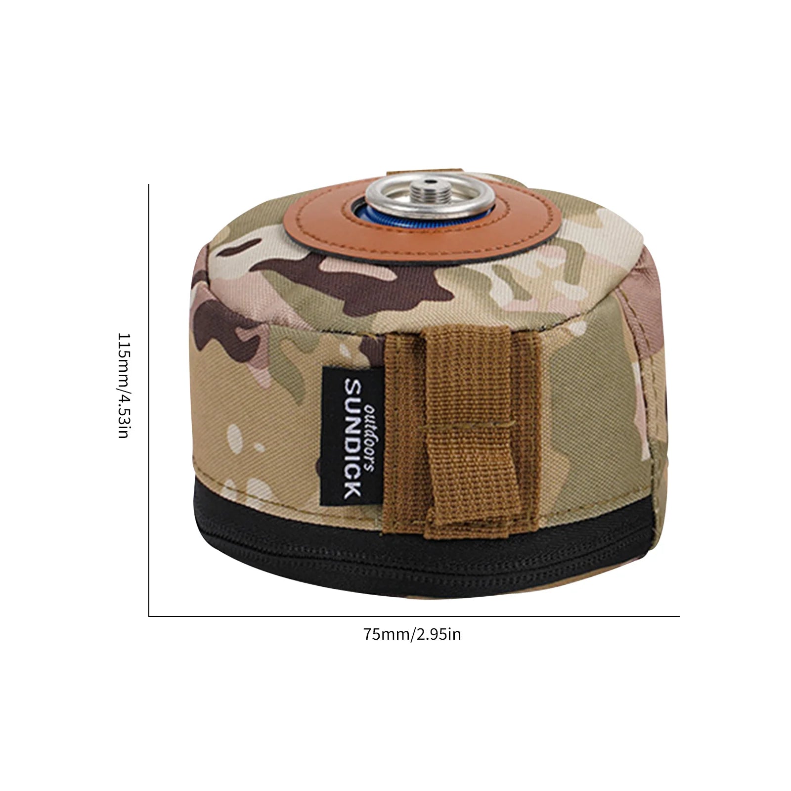Camping Gas Can Protective Cover Gas Tank Canister Cylinder Case Outdoor Tissue Box Air Bottle Wrap Sleeve Camping Accessories
