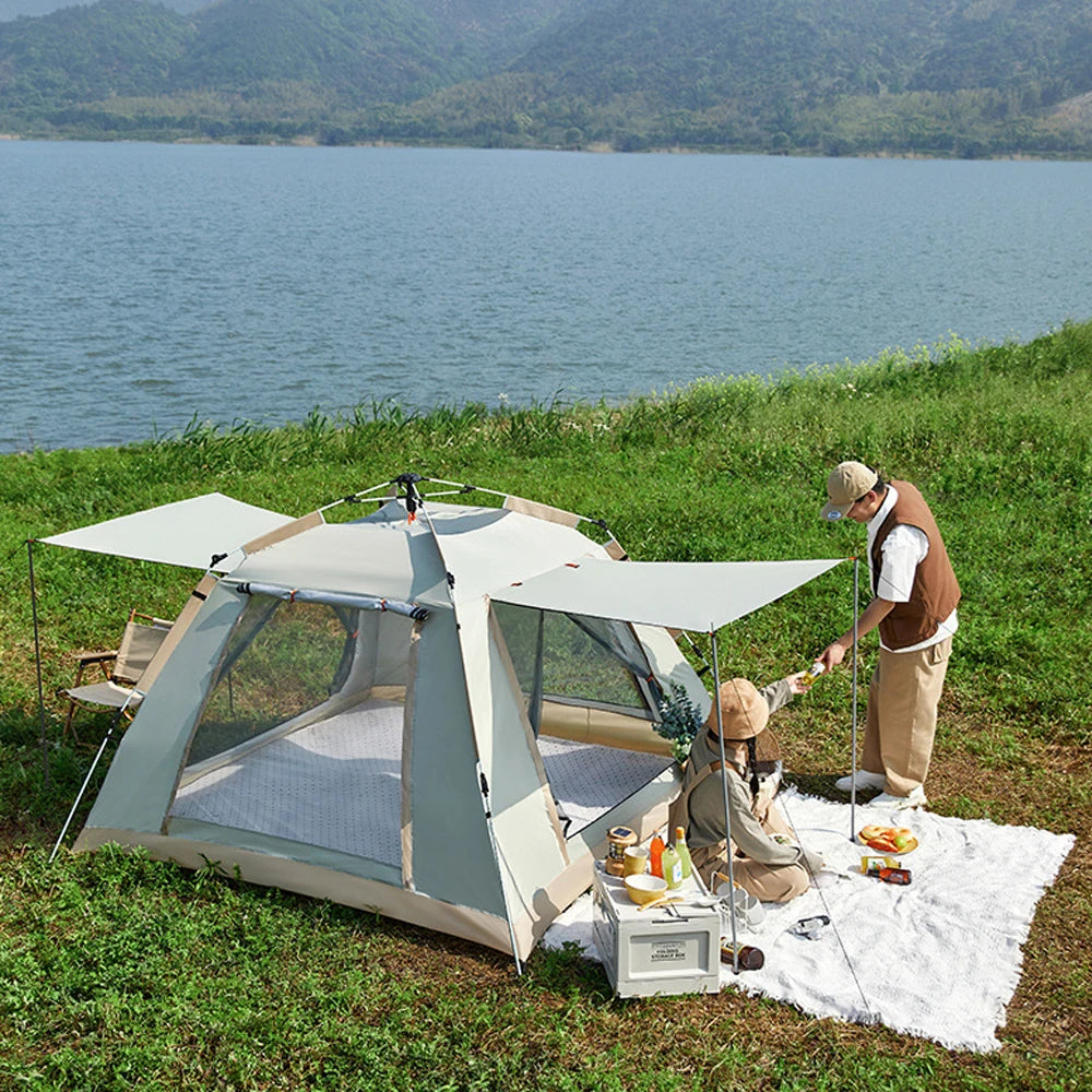 Outdoor Self-driving Travel Camping Tent Automatic Quick-opening Tent Rainproof Sunshine-proof Tent Fishing Sunshine Shelter