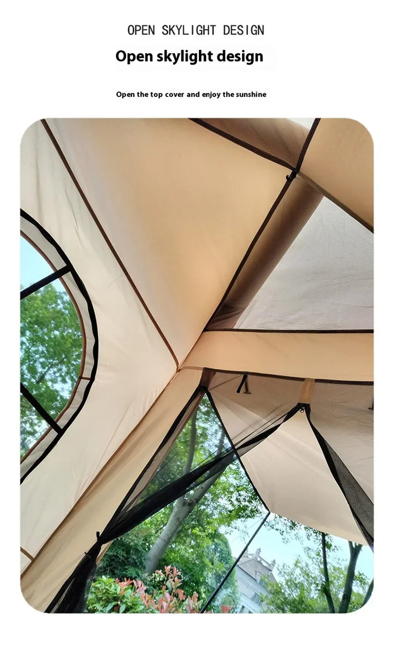 Lohascamping Large Camping Air Tent for 4-5 people Air shelter Dome tent Family Hiking  inflatable One-touch tent Outdoor Tent