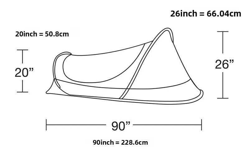 Outdoor Camping Single Tactical Tent Rainproof Boat Tent Folding Bed Sunshade Tourism Outdoor Camping Hiking Mountaineering