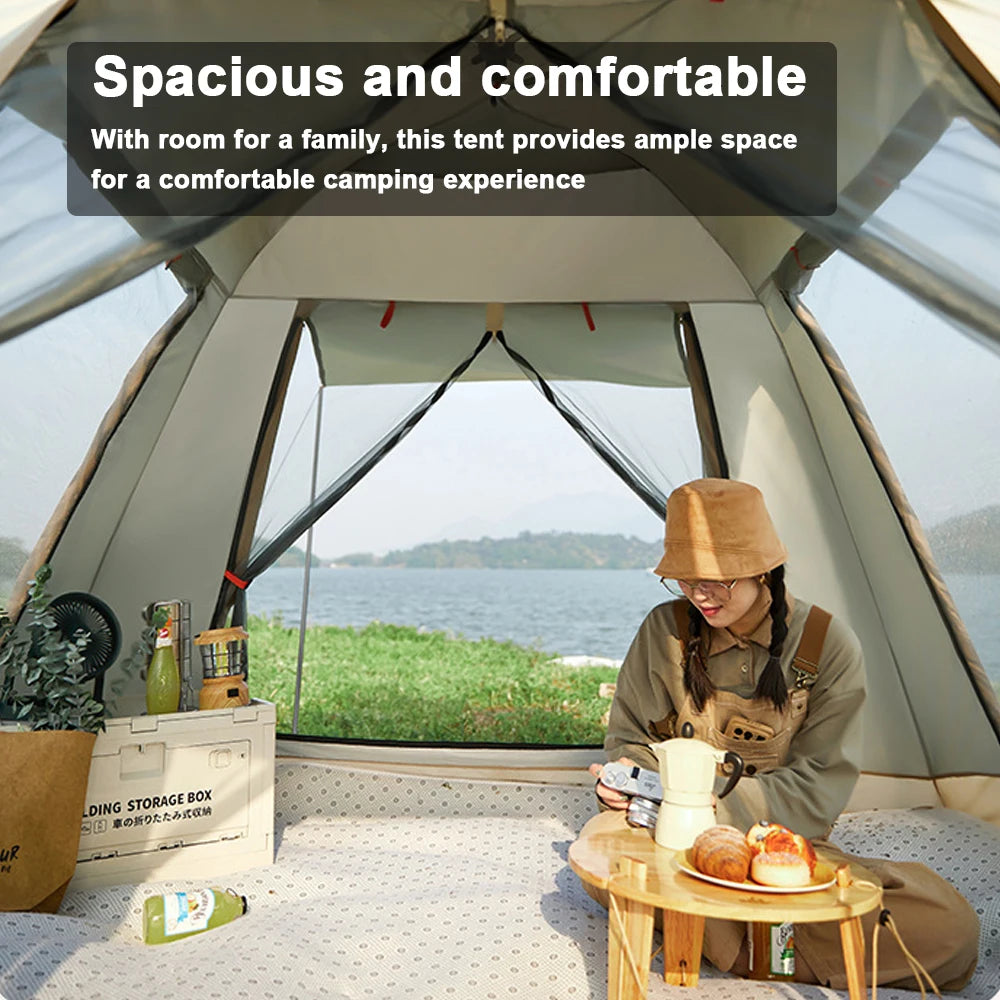 Outdoor Self-driving Travel Camping Tent Automatic Quick-opening Tent Rainproof Sunshine-proof Tent Fishing Sunshine Shelter