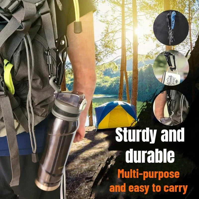 Outdoor Mountaineering Gadgets Foldable Portable Tools Multi-purpose EDC Knife Fast Hanging Survival Gear for Camping Hiking