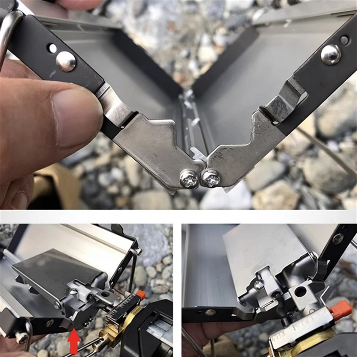 Supernew  Camping Stove Outdoor Portable Windproof High-Power Cassette Gas Stove Picnic Accessories