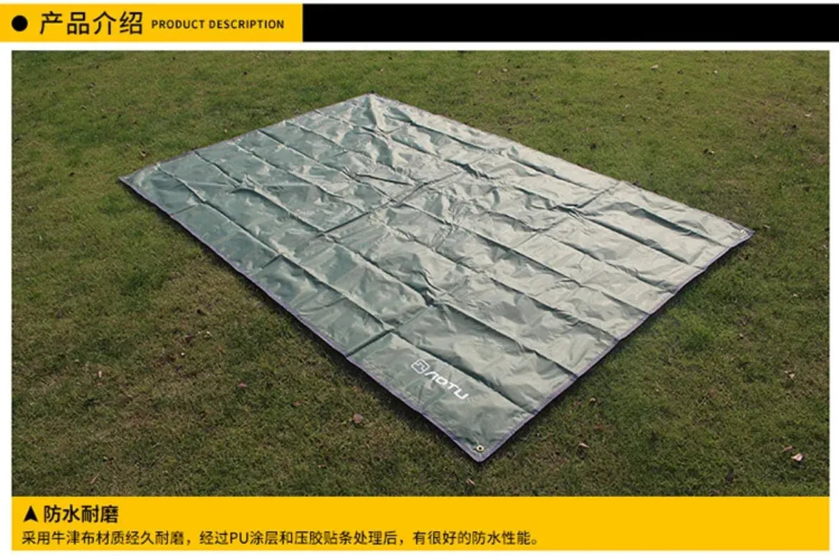 Tent Tarp Rain Sun Shade Hammocks Shelter Camping Survival Sun Shelter Picnic Awning Cover Waterproof Out Hiking Accessories
