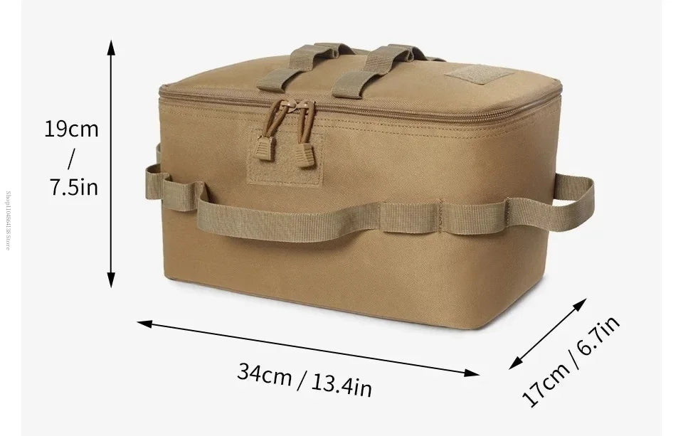 Camping picnic bag - outdoor storage bag - foldable multi-purpose tactical carry bag - picnic bag - large capacity shoulder bag
