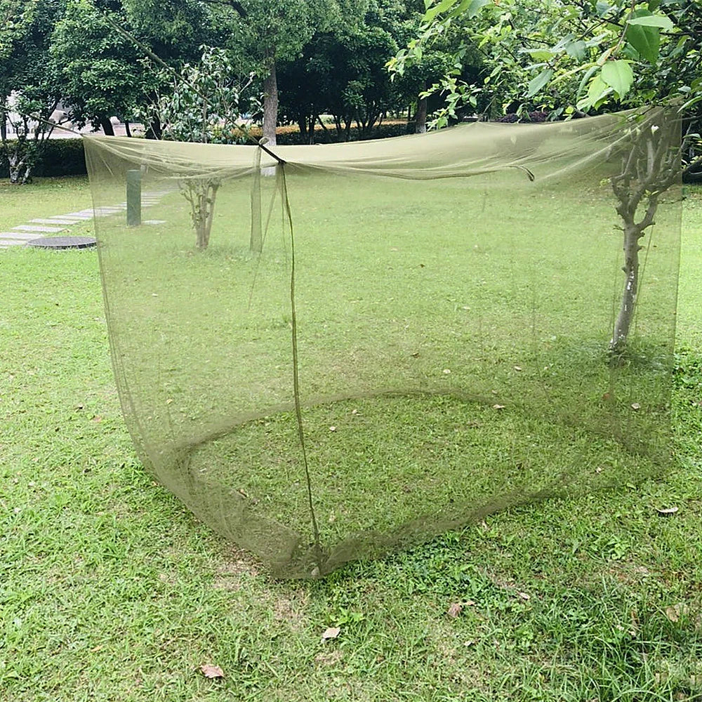 Portable Camping Tent Mosquito Net Square Shape Ultralight Summer Mesh Tent Beach Inner Mesh Tent Outdoor Camping Mesh Tent