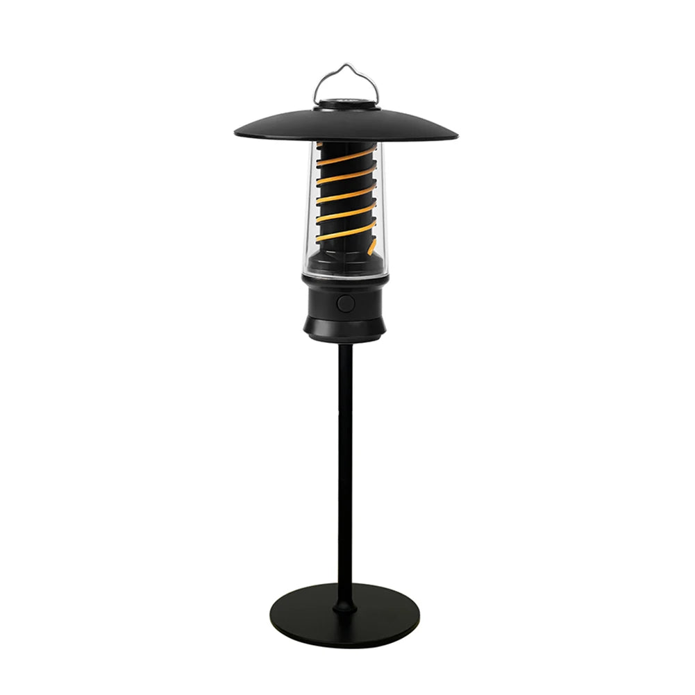 LED Camping Lamp Portable Dimmable Waterproof Tent Lantern Lamp Type-C Charging Emergency Light Outdoor Novelty Camping Supplies