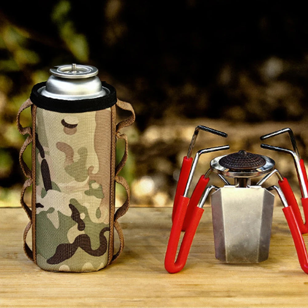 Camping Gas Can Protective Cover Gas Tank Canister Cylinder Case Outdoor Tissue Box Air Bottle Wrap Sleeve Camping Accessories