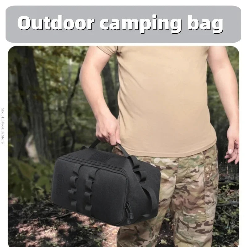 Camping picnic bag - outdoor storage bag - foldable multi-purpose tactical carry bag - picnic bag - large capacity shoulder bag