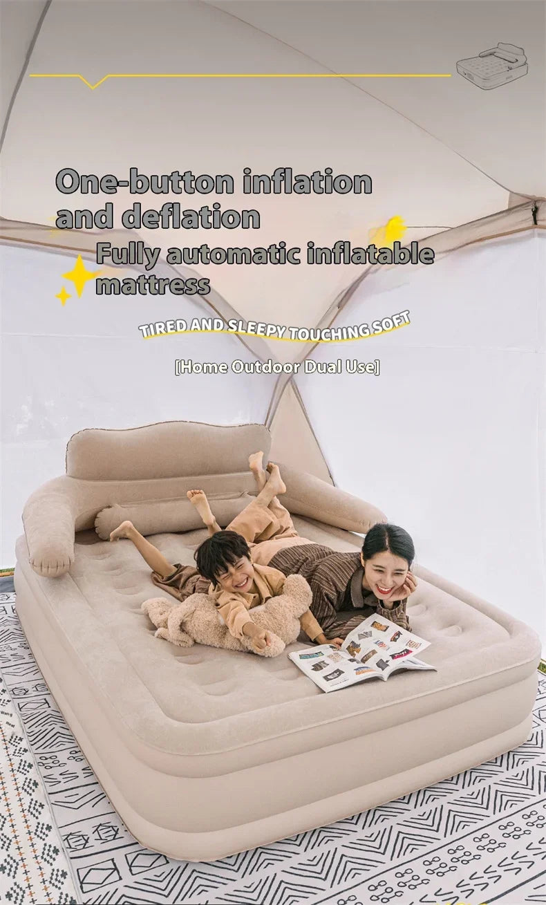 Lohascamping Large Camping Air Tent for 4-5 people Air shelter Dome tent Family Hiking  inflatable One-touch tent Outdoor Tent