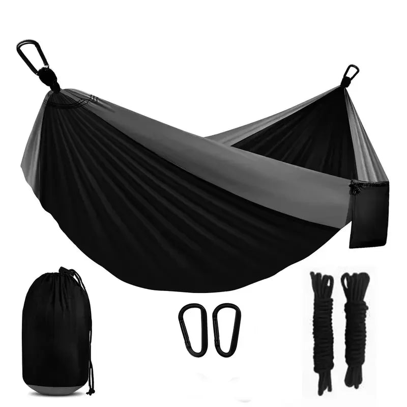 Camping Hammock with Color Matching Durable and Easy To Install Suitable for Camping Beach Hiking Outdoor Activities