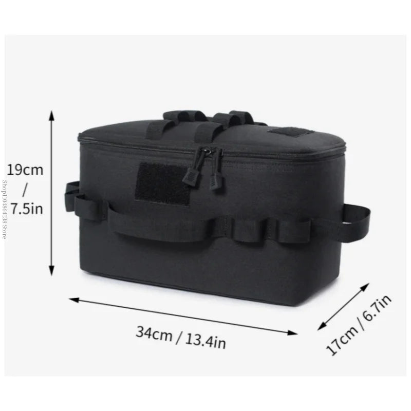 Camping picnic bag - outdoor storage bag - foldable multi-purpose tactical carry bag - picnic bag - large capacity shoulder bag