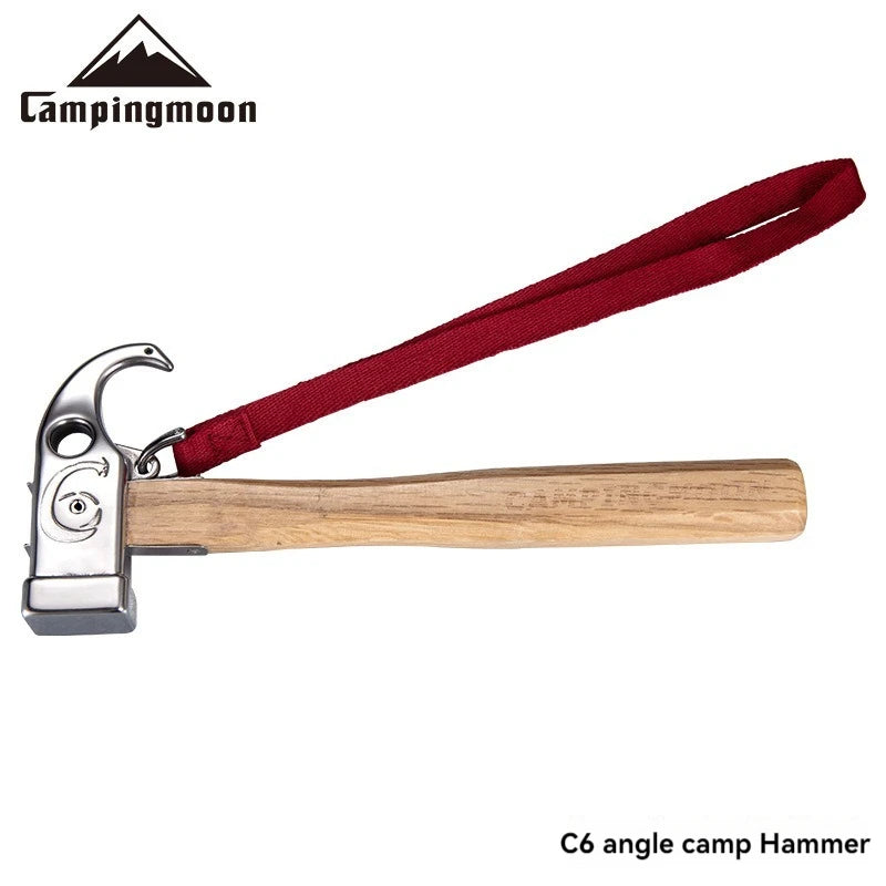 CAMPINGMOON Outdoor Stainless Steel Camping Hammer, Ground Nail, Tent Pegs, Camping Hammer, C6