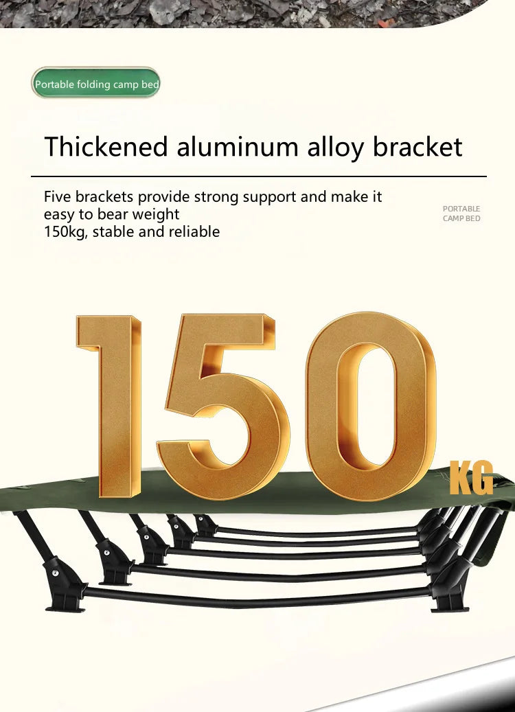 WANDERING TIME Camping bed, portable folding bed, camping travel backpack, hiking sleep bed, outdoor ultra-light small tent bed