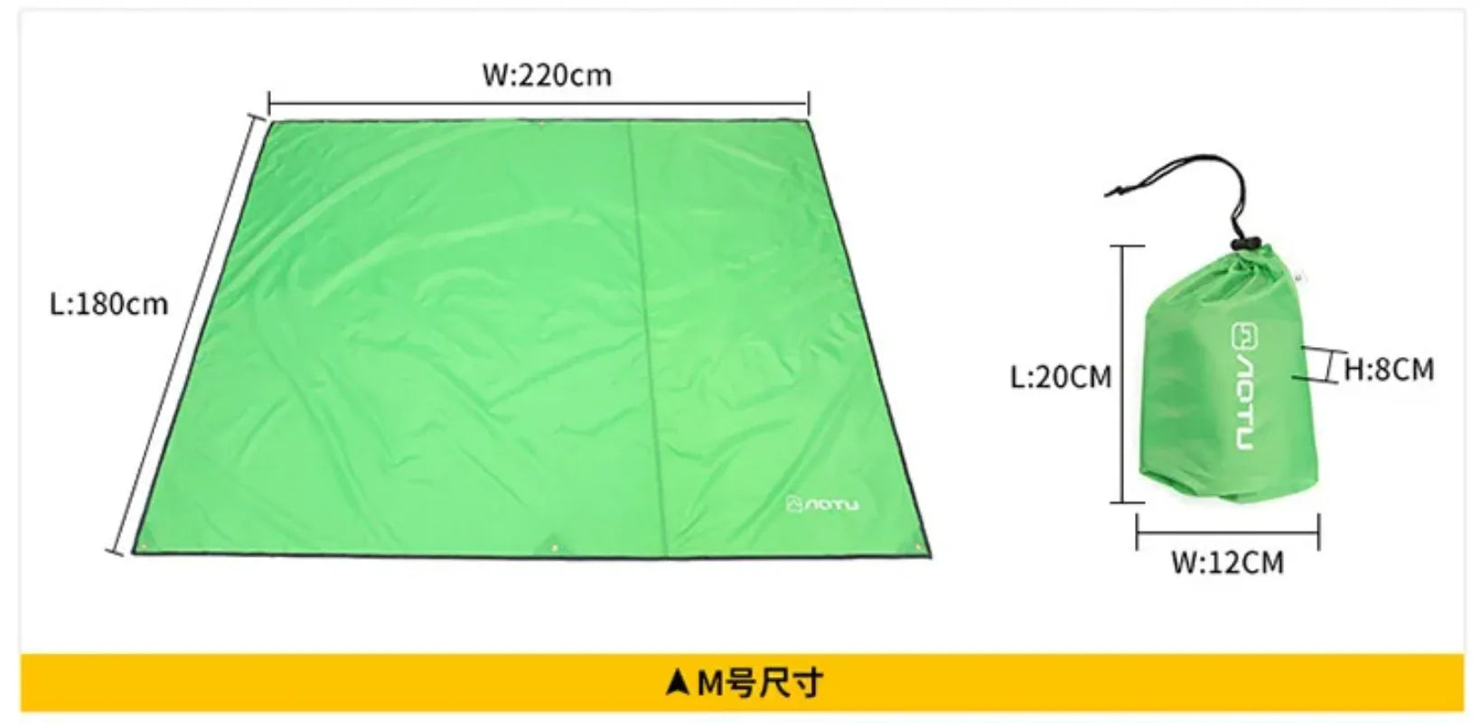Tent Tarp Rain Sun Shade Hammocks Shelter Camping Survival Sun Shelter Picnic Awning Cover Waterproof Out Hiking Accessories