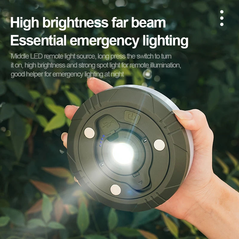 LED Garland Camping Light With Retractable Campify Lamp String LightsColorful Festive Atmosphere Party Tent Lighting Glow Camp