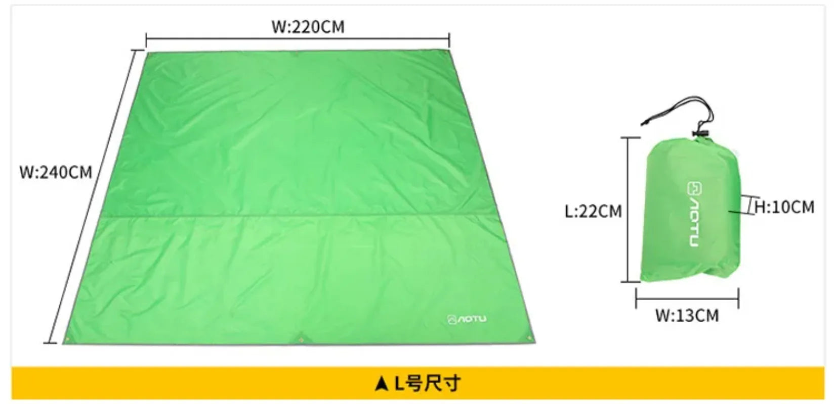 Tent Tarp Rain Sun Shade Hammocks Shelter Camping Survival Sun Shelter Picnic Awning Cover Waterproof Out Hiking Accessories