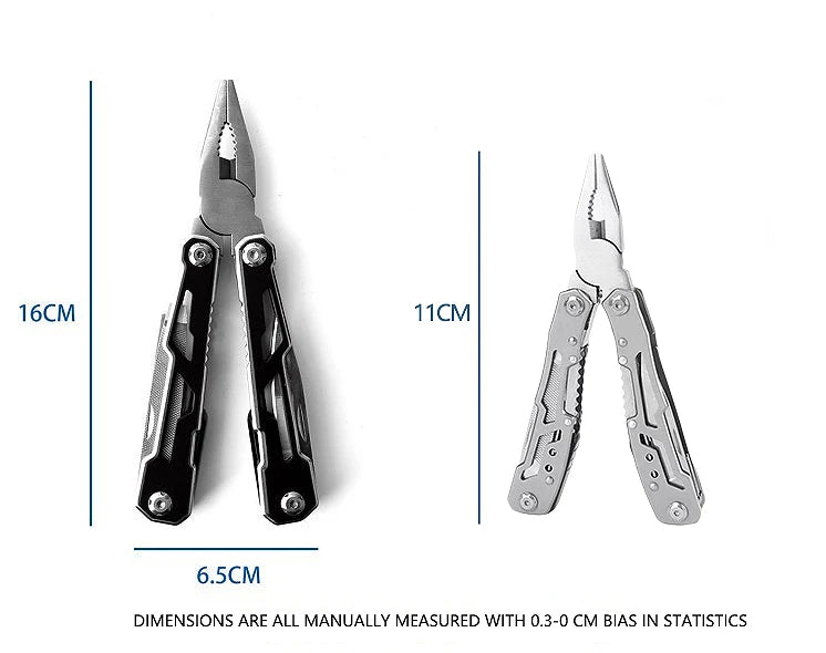 Outdoor Folding Multipurpose Tools Camping Portable Stainless Steel EDC Emergency Survival Knife Clamp Hiking Equipment