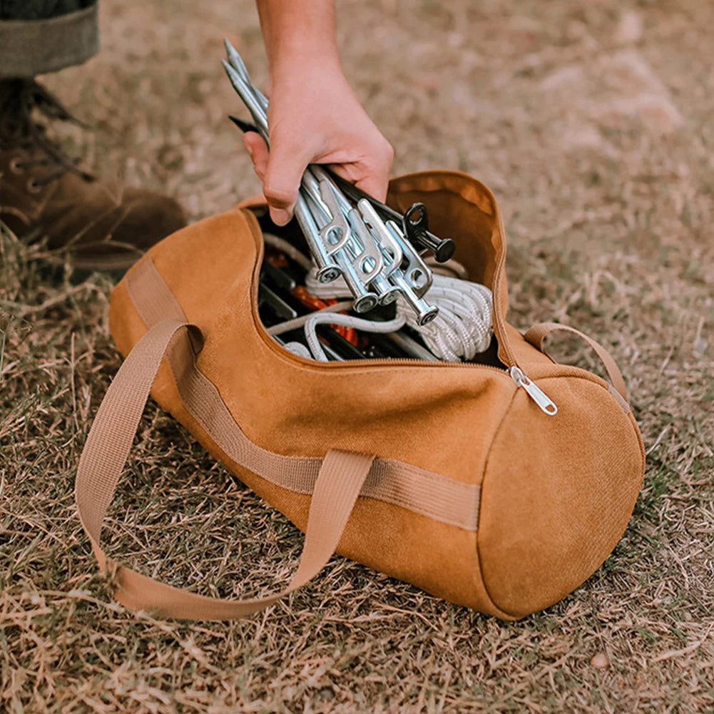 Camping Tools Storage Bag Large Capacity Camping Tool Organizer Bag Portable Tent Peg Ground Nail Holder Bag for Outdoor Camping